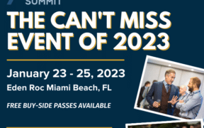 Equities Leaders Summit is Jan. 23-25 in Miami